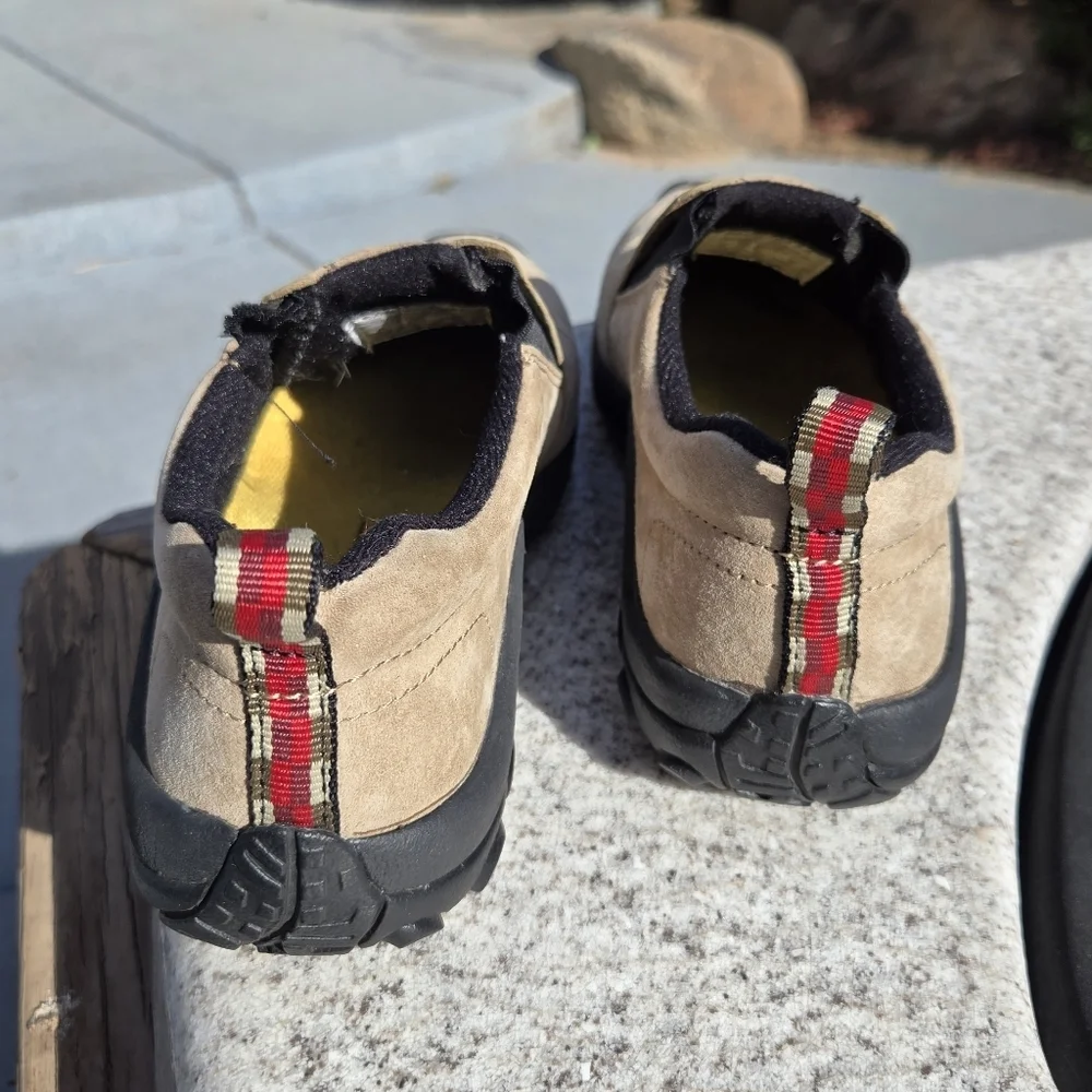 Merrell Junggle Moc Sz 7 Mens Classic Slip On Ortholite Comfort Insoles